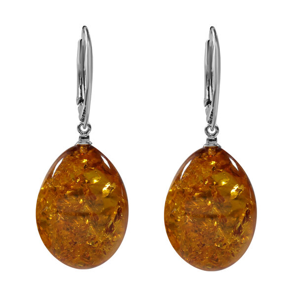 Nature's Glimpse baltische Bernstein-Ohrringe