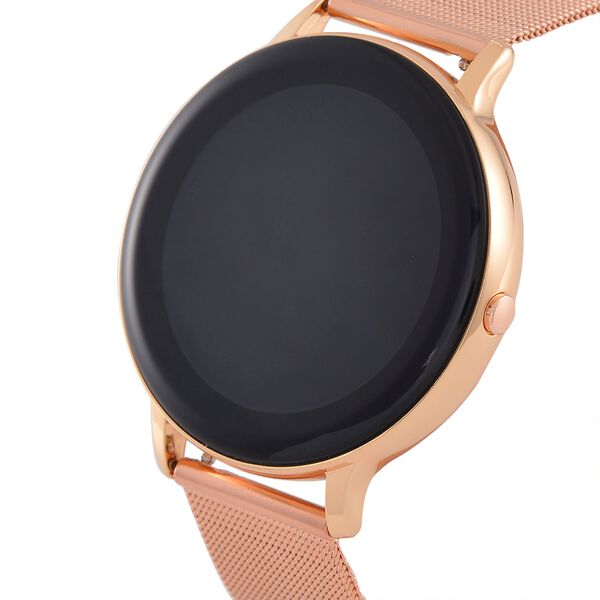 Eleganz Mesh HiWatch Plus, Ros&eacute;gold Smartwatch mit Dual-Modus Bluetooth, 1,28" IPS Display und Wassergesch&uuml;tztes Design image number 5