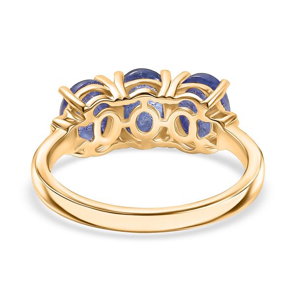 AA Tansanit und Diamant Ring - 3,31 ct. image number 6