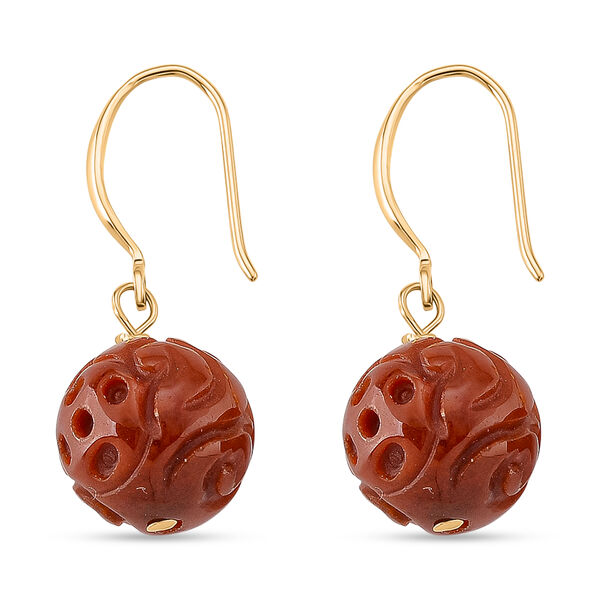D'Joy rote Jade Ohrringe - 20 ct. image number 5