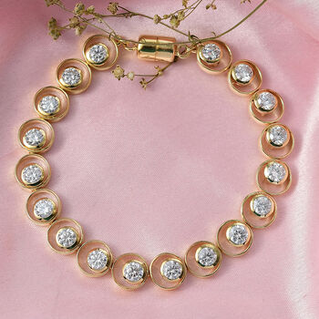 D'Joy Moissanit 19cm Armband - 7,31 ct.