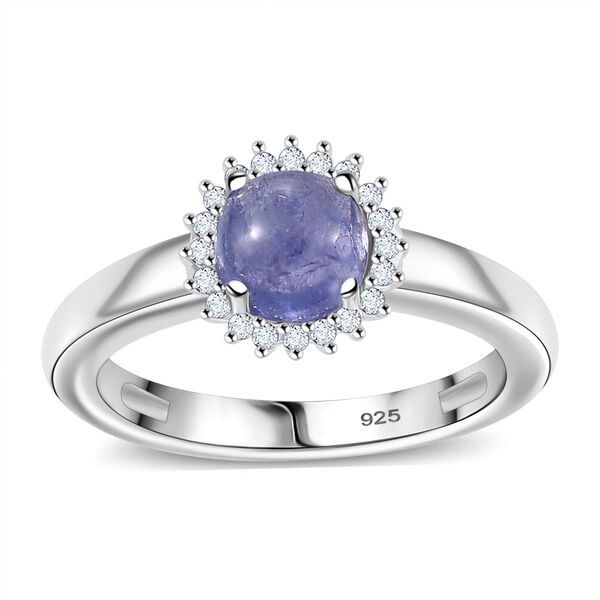 AA Tansanit und Moissanit Ring - 1,28 ct. image number 4