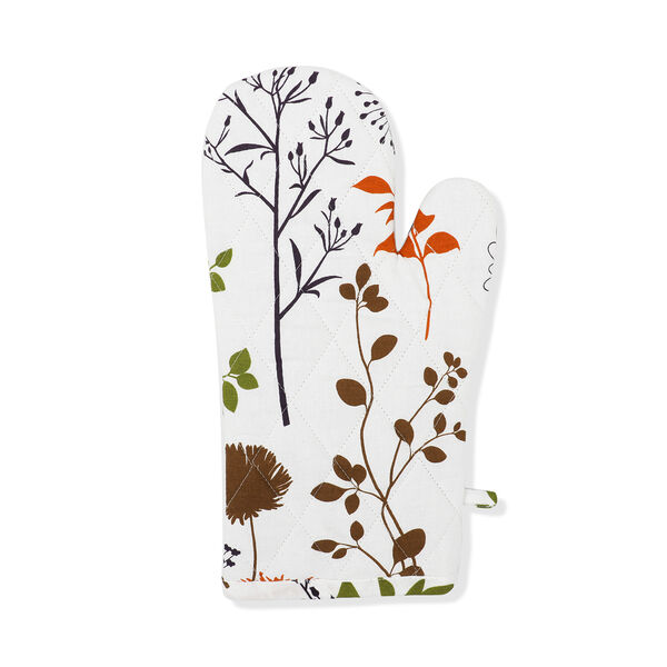 100% Baumwolle Küche Set, Schürze, Handschuh, Topflappen, Blumen Mehrfarbig, 3 tlg. image number 6