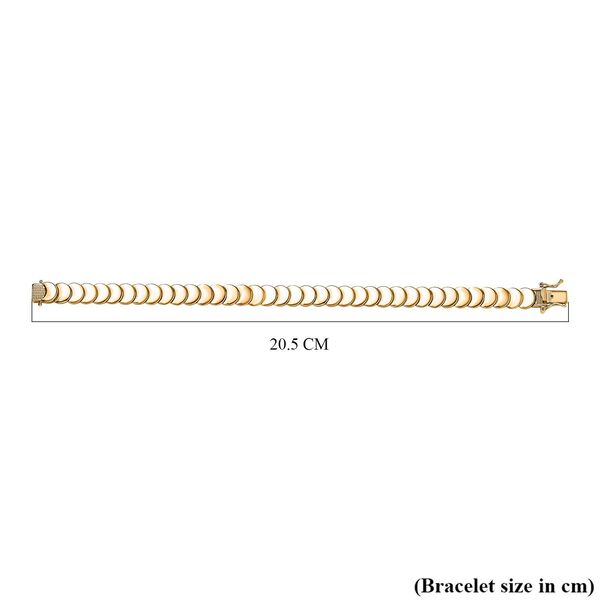 Flaches Scheibenarmband 19 cm image number 5