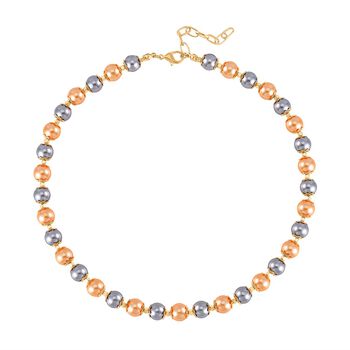 Goldene Muschelkernperle Schmuckset  Legierung vergoldet