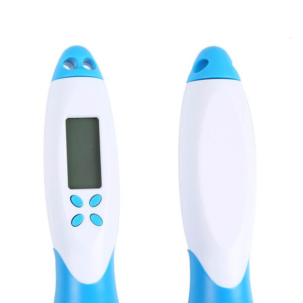 Elektronisches Z&auml;hl-Springseil, Blau und wei&szlig; image number 4