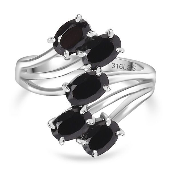 Schwarzer Spinell-Ring - 2,84 ct.