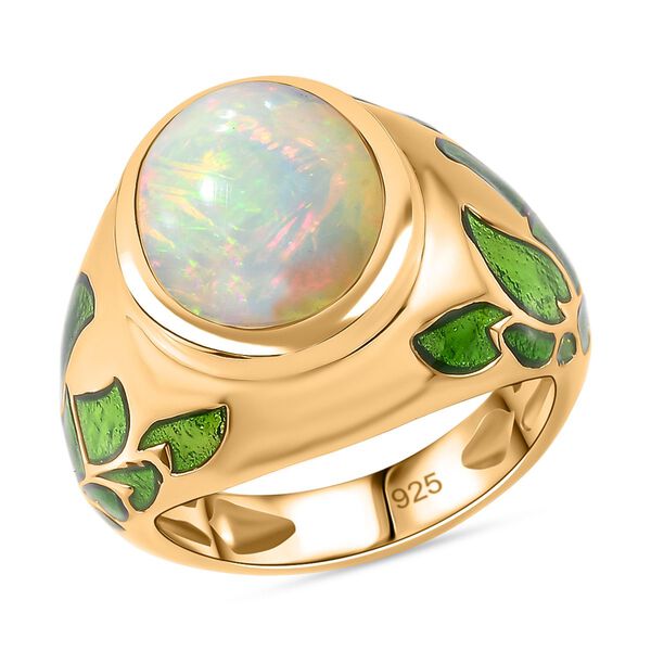 AA natürlicher, äthiopischer Welo Opal-Ring - 3,37 ct. image number 5