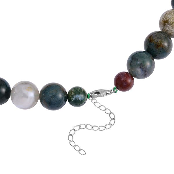 Flexible, mehrfarbige Tigerauge Halskette, 45cm - 1000 ct. image number 2