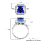 RHAPSODY AAAA Tansanit und Diamant Ring 950 Platin image number 5