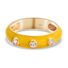 Diamant Ring 925 Silber vergoldet (Größe 16.00) ca. 0,10 ct