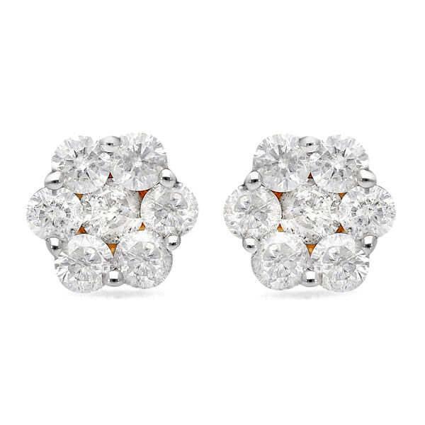 Diamant Zertifiziert Ohrstecker 375 Gelbgold ca. 1.00 ct image number 2