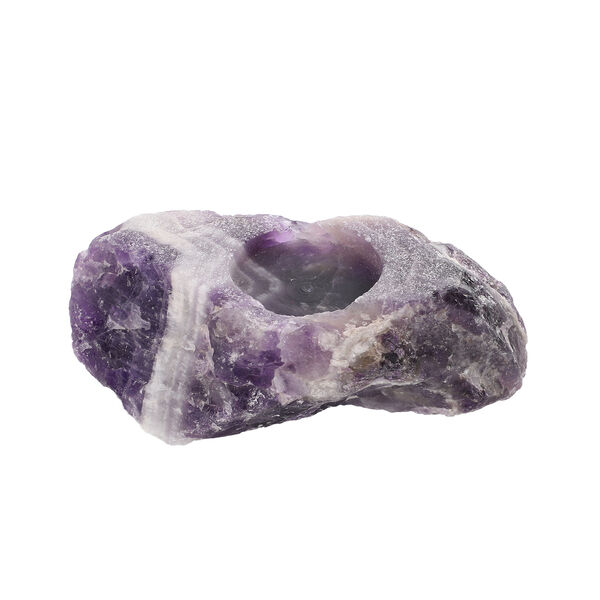 Amethyst- und Rosenquarz- Teelicht Kerzenhaltern, 2 tlg. image number 3