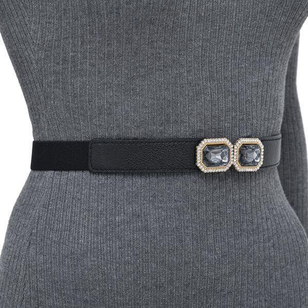 Gewebter G&uuml;rtel, schwarz image number 3