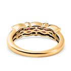 AAA Orissa Rose Granat Ring, 925 Silber Gelbgold Vermeil, (Größe 18.00) ca. 1.54 ct image number 5