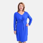 LA MAREY - Jersey-kleid, Größe L, Kobaltblau