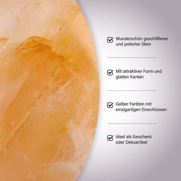 Gelber H&auml;matoid-Quarz -Medium ca. 2530 Cts. image number 2