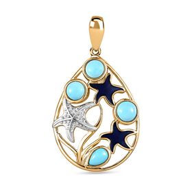 AA Sleeping Beauty Türkis-Anhänger- 1,25 ct.