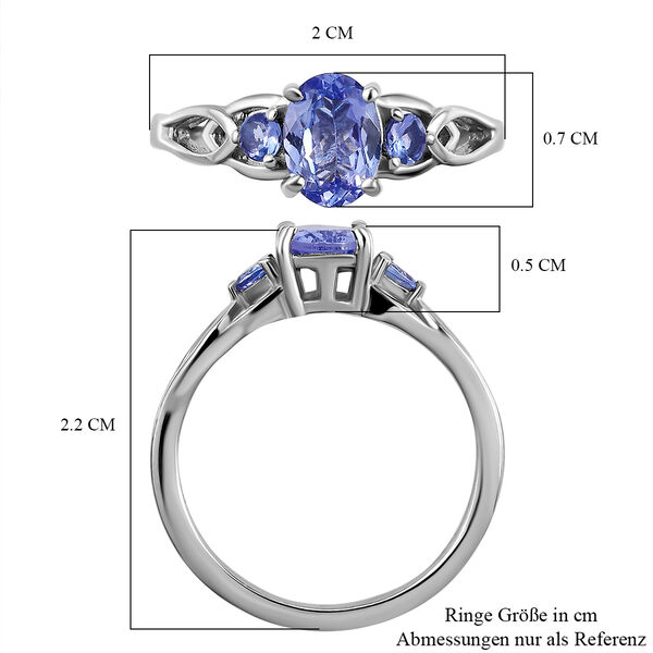 Tansanit Ring - 0,96 ct. image number 7