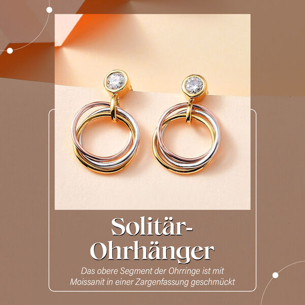 Moissanit Ohrringe - 0,84 ct. image number 2