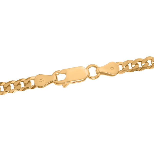 925 Silber vergoldet Kette ca. 60 cm ca. 10,70g image number 4