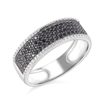 Schwarzer Spinell-Bandring - 0,53 ct.