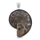 Royal Bali Kollektion - Abalone Muschel, Perlmutt und Ammonit Anhänger 925 Silber image number 3