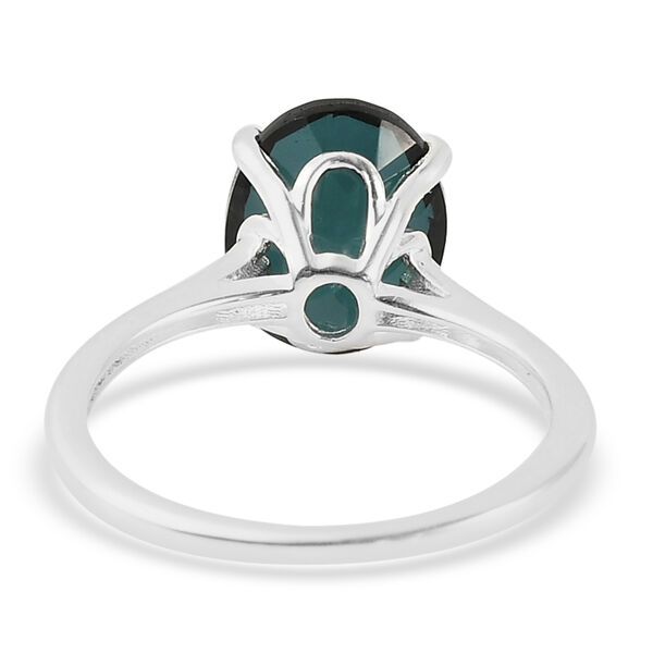 Alexandrit Triplett Quarz Solit&auml;r-Ring, 925 Silber  ca. 2,78 ct image number 6