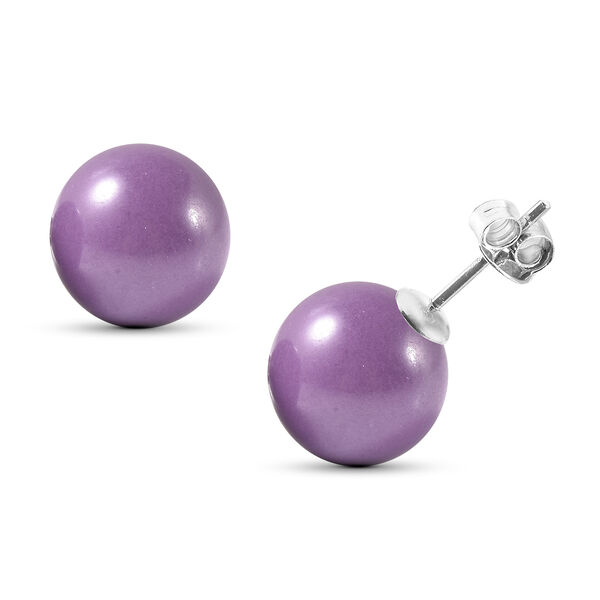 Phosphosiderit Ohrstecker, 925 Silber rhodiniert, ca. 14,50 ct