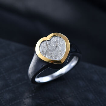 D'Joy Meteorit zweifarbiger Ring - 8,16 ct.