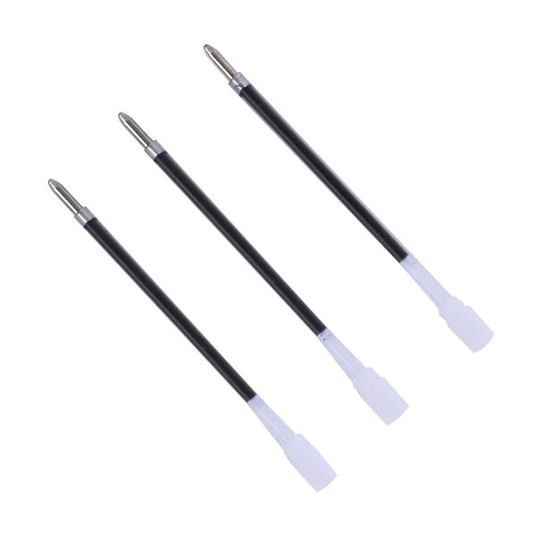 3er Set Kristallkugelschreiber leuchtender Stift -Blau mit Ersatztinte, Rosa image number 8