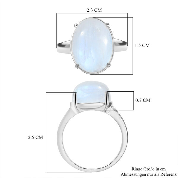 D'Joy AA Regenbogen Mondstein Ring - 10,87 ct. image number 7