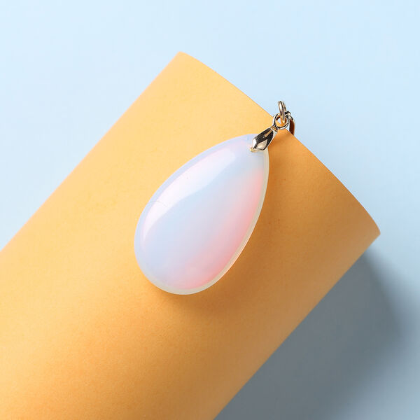 Opalith Halskette, 50 cm, Messing ca. 43,00 ct image number 2