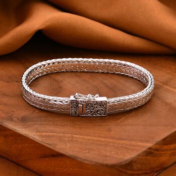 Royal Bali Kollektion - Tulang Naga Armband, 925 Silber, ca. 19 cm ca. 32,28g