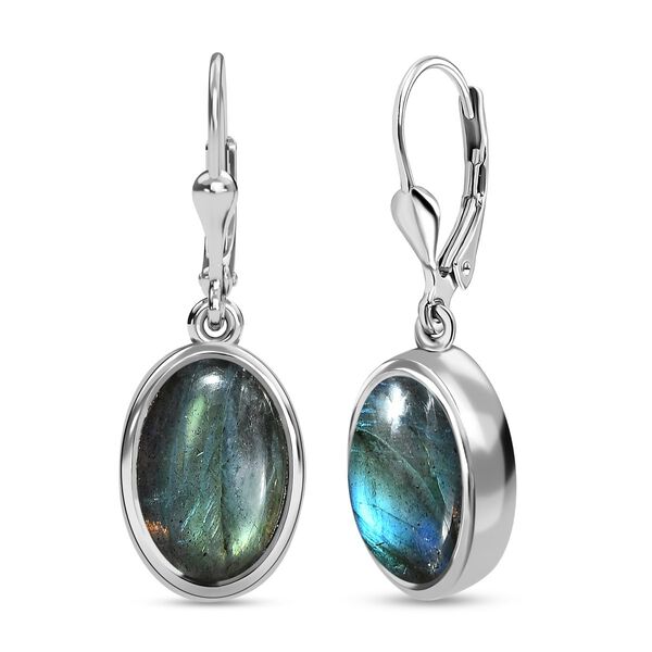 Labradorit Ohrringe - 11,74 ct. image number 4