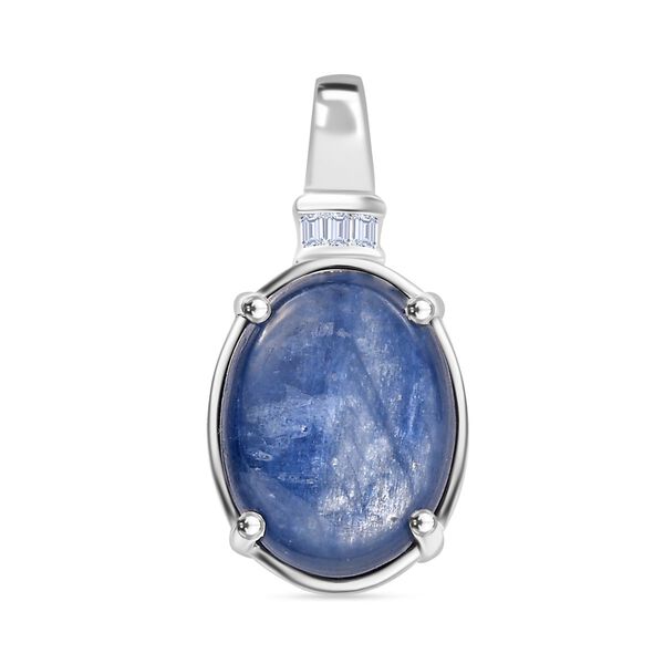 Kyanit und Zirkon Anh&auml;nger - 9,57 ct.