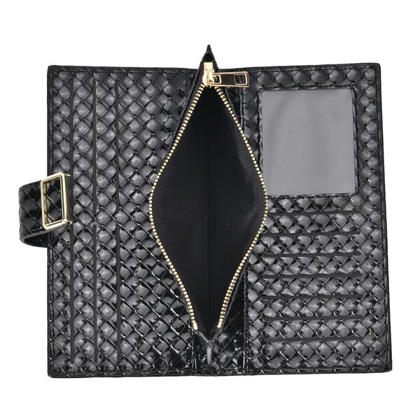 PU-Leder Brieftasche mit RFID-Schutz, schwarz image number 5