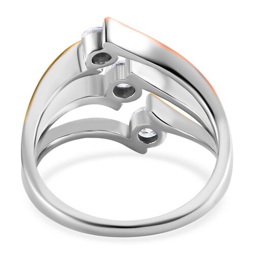 LUXURIANT DIAMOND- Dreifarbiger SI Labor Diamant Ring - 0,75 ct. image number 6