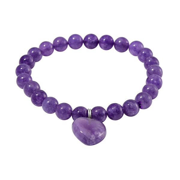 3er-Set- Lila Quarzit und wei&szlig;e Kristall Quarz-Armb&auml;nder - 231 ct. image number 5