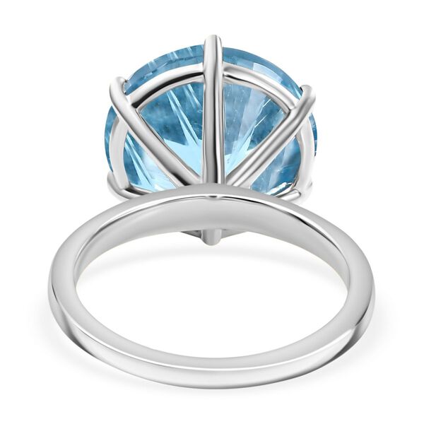 Himmelblauer Topas Ring - 11,87 ct. image number 5