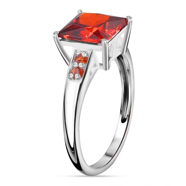 Granat kubischer Zirkonia-Ring - 4,45 ct. image number 5