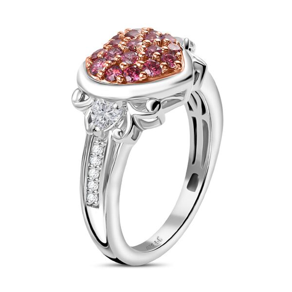 J Francis gefertigt mit SWAROVSKI Zirkonia, Roter Zirkonia Ring 925 Silber (Gr&ouml;&szlig;e 21.00) image number 5