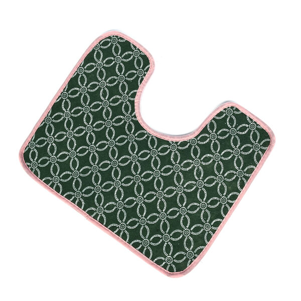 3er-Set Bad-Kollektion, extra weicher Duschvorleger 50x80 cm, WC-Vorleger 40x50 cm, WC-Deckel, Rosa image number 7