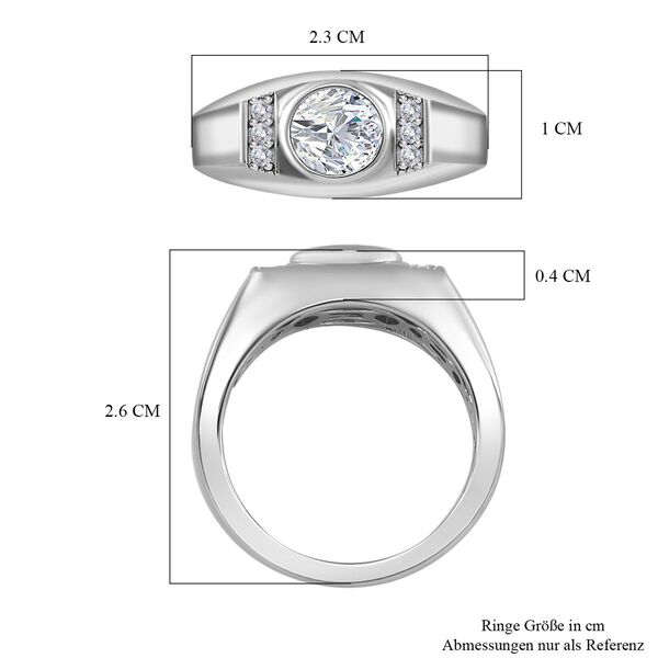 Moissanit Ring - 1,09 ct. image number 5