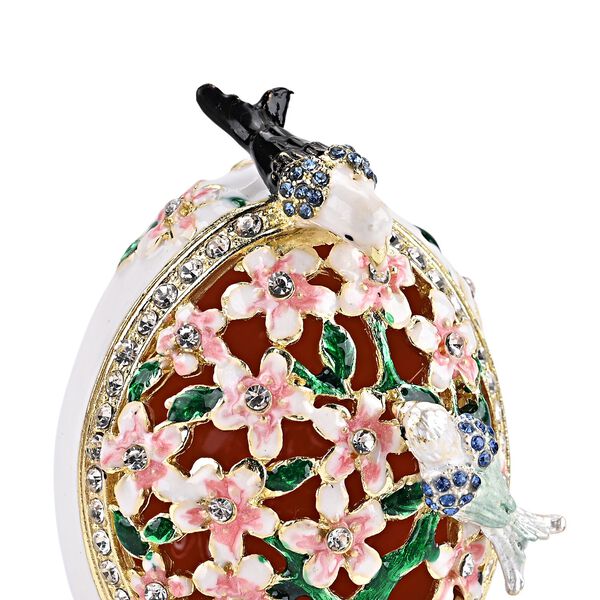 LIVMORE Ei-Design Schmuckdose, 5x5x8,2cm, Wei&szlig; image number 6