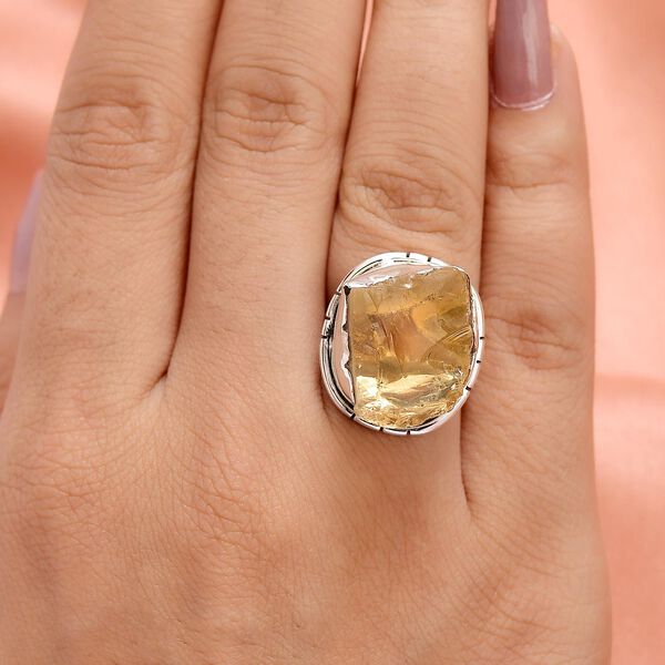Citrin-Ring, 925 Silber  ca. 15,34 ct image number 3