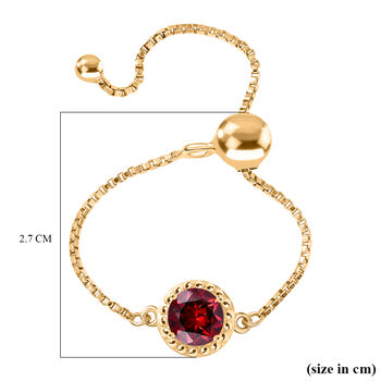 EverTrue flexibler roter Granat Ring, Gr&ouml;&szlig;e 17-21cm - 0,99 ct. image number 4