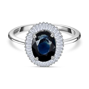 RHAPSODY AAAA Monte Belo Indigolith und VS-EF Diamant Ring - 1,11 ct.