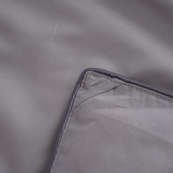 2er-Set Maulbeereseiden-Steppdecke und Kissenbezug, Grau, 155x200 - 40x80 cm image number 4