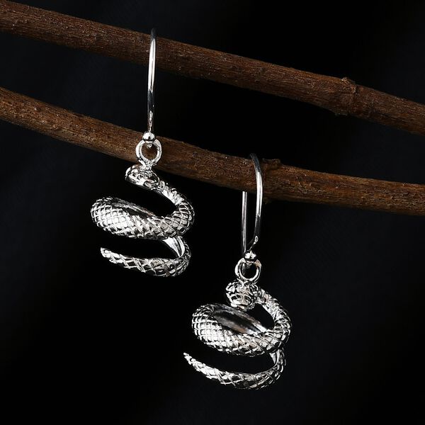 Royal Bali Kollektion- Schlangen Ohrringe image number 1